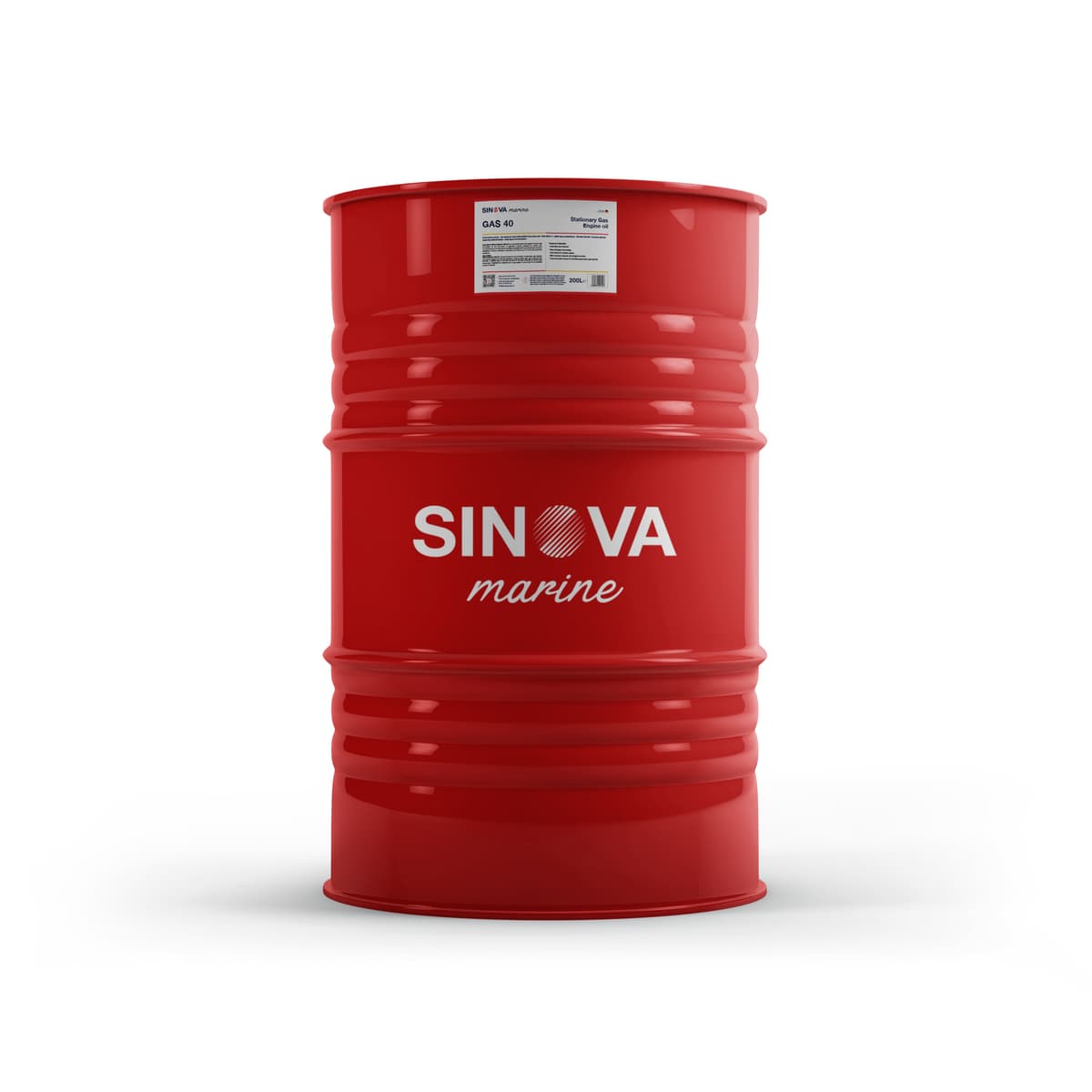 Sinova Marine GAS 40 - SINOVA MARINE red barrel packaging