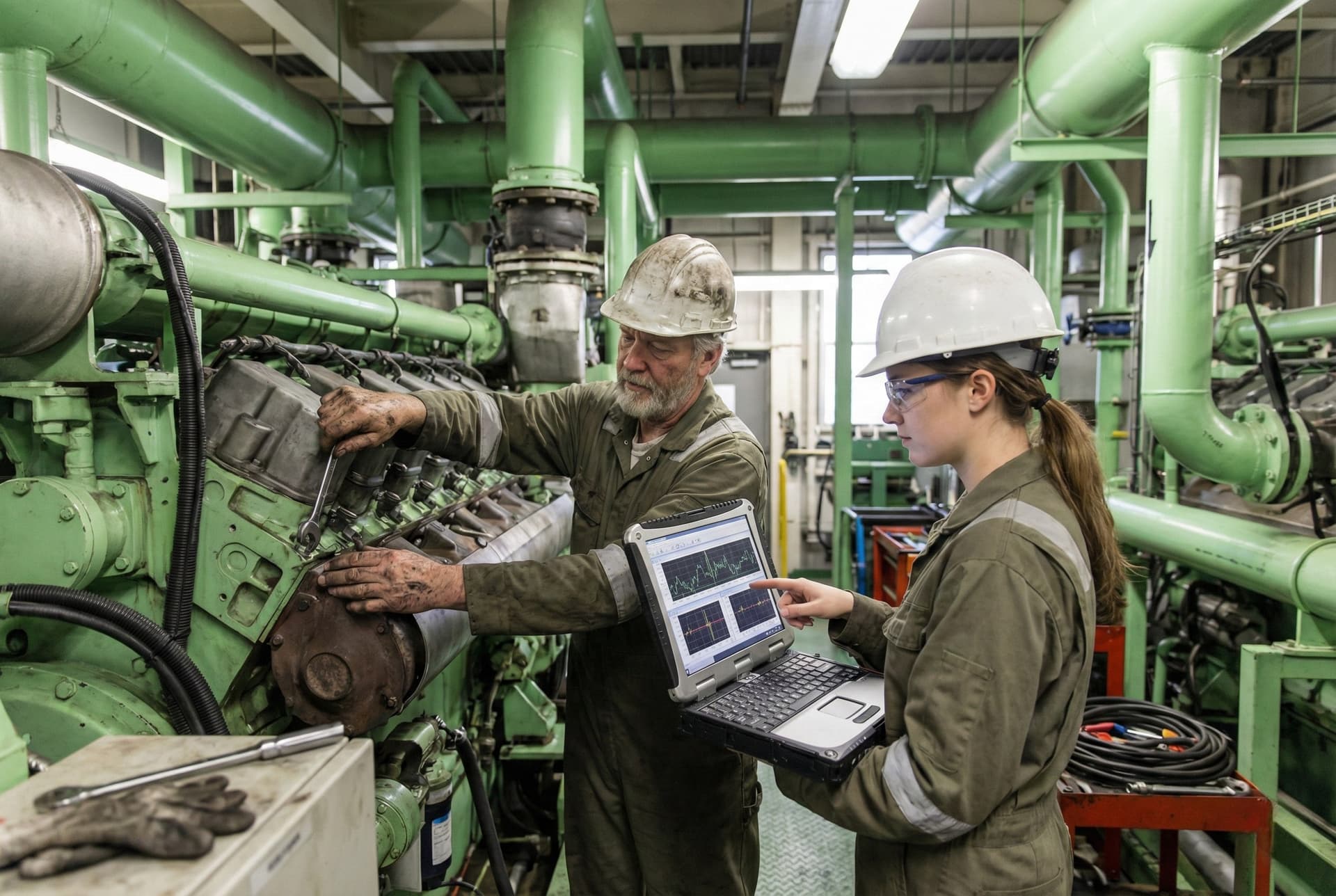 Gas Engine Oils - Industrial marine lubricant products